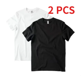 Undershirt Crew Neck - 2-pack bamboevezel T-shirts met ronde hals,