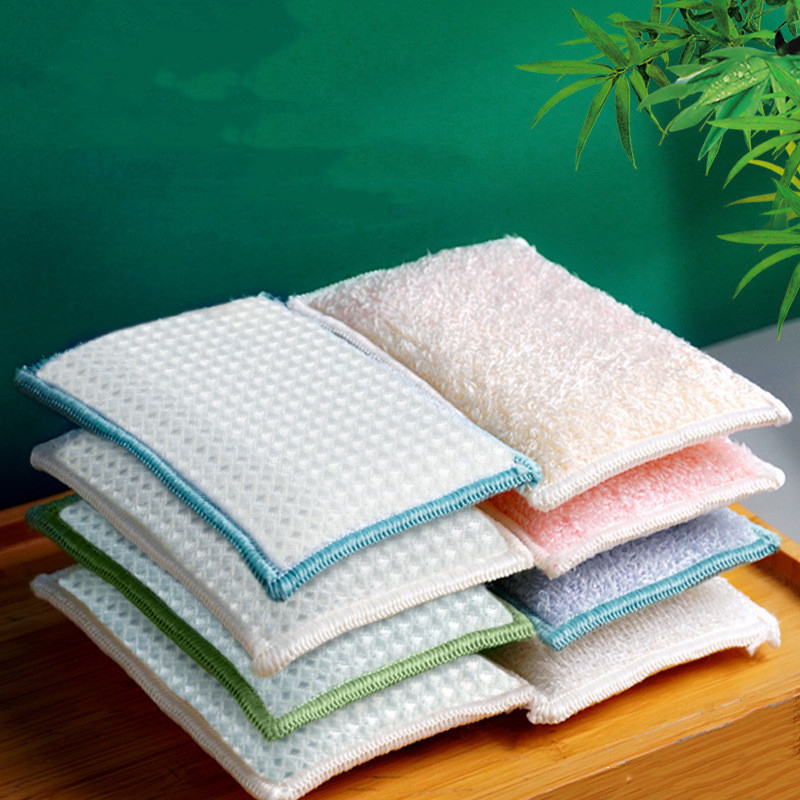 3/2Pcs Dubbelzijdig Keuken Sch - Bamboo Fiber Trunk recensie en prijs